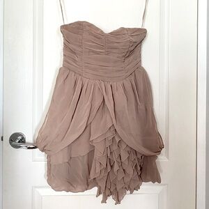 H&M Strapless Semiformal Mauve Dress